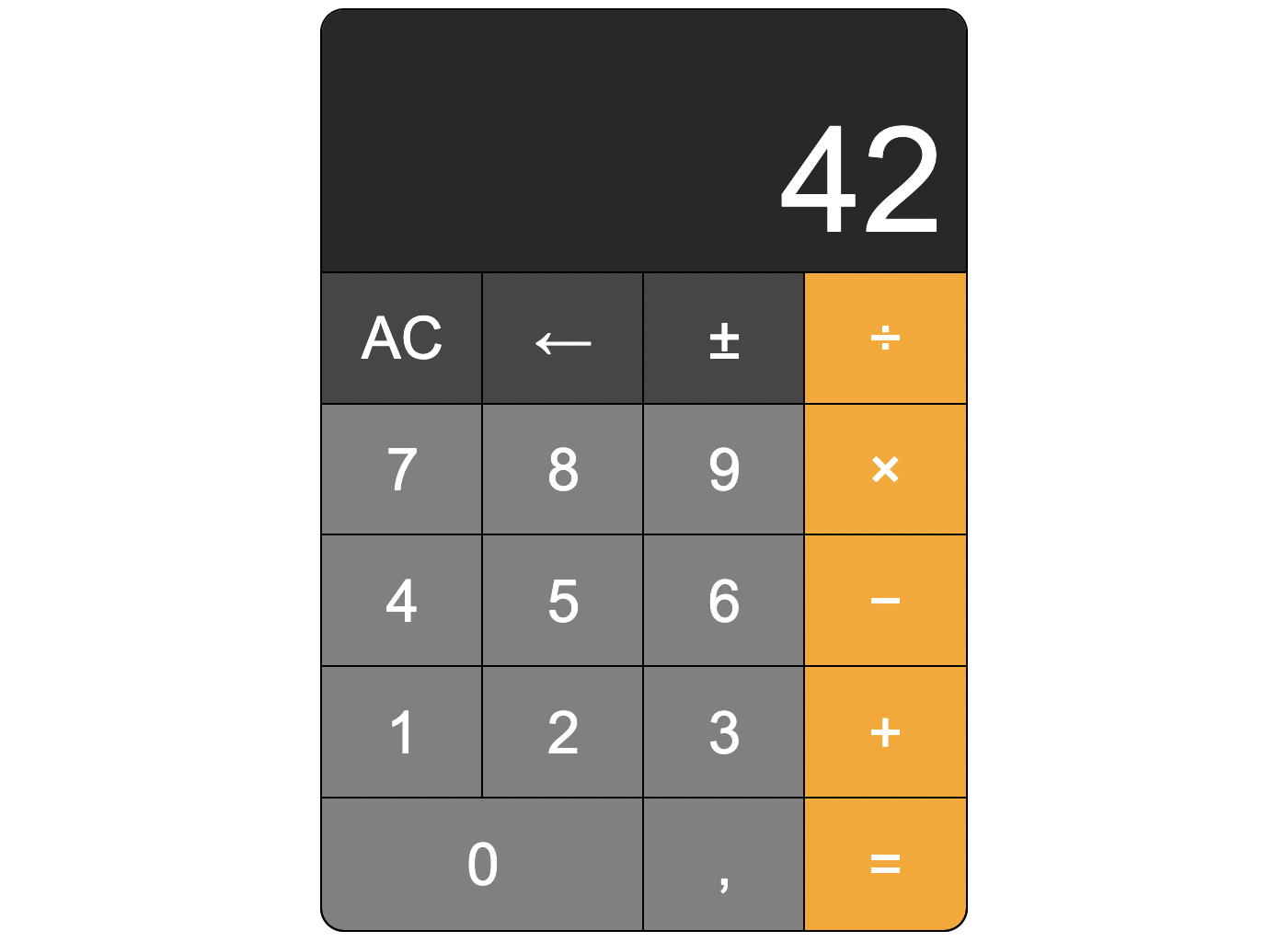 Calculator app 1